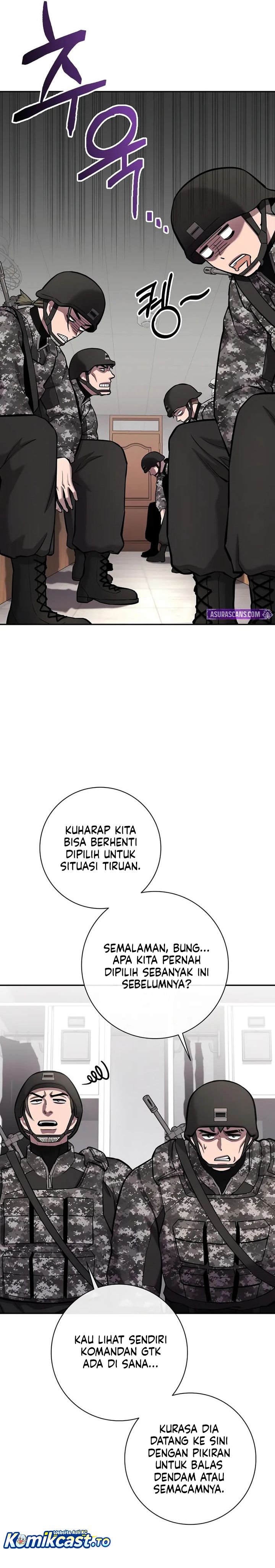 The Dark Mage’s Return to Enlistment Chapter 58 Bahasa Indonesia
