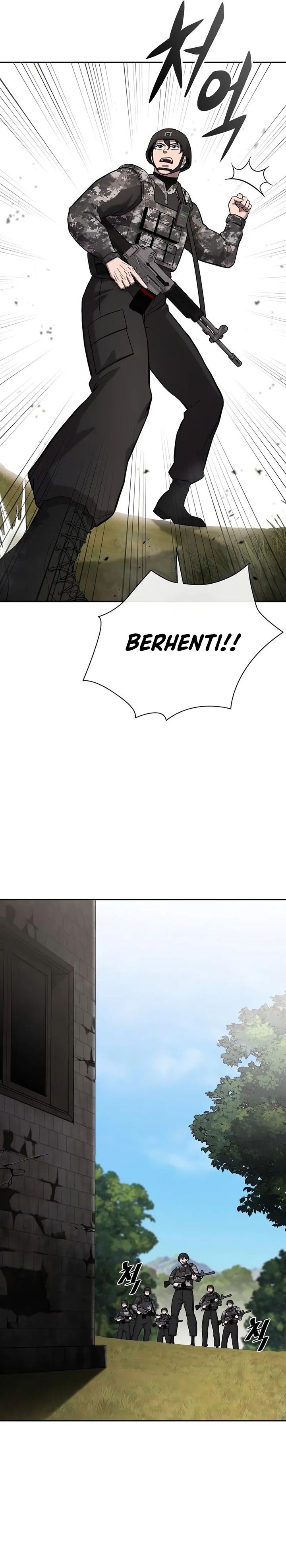 The Dark Mage’s Return to Enlistment Chapter 58 Bahasa Indonesia