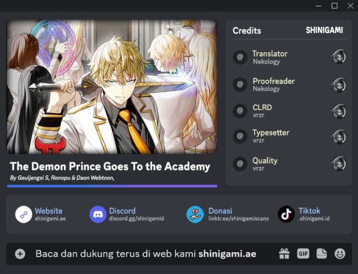 The Demon Prince Goes to the Academy chapter 68