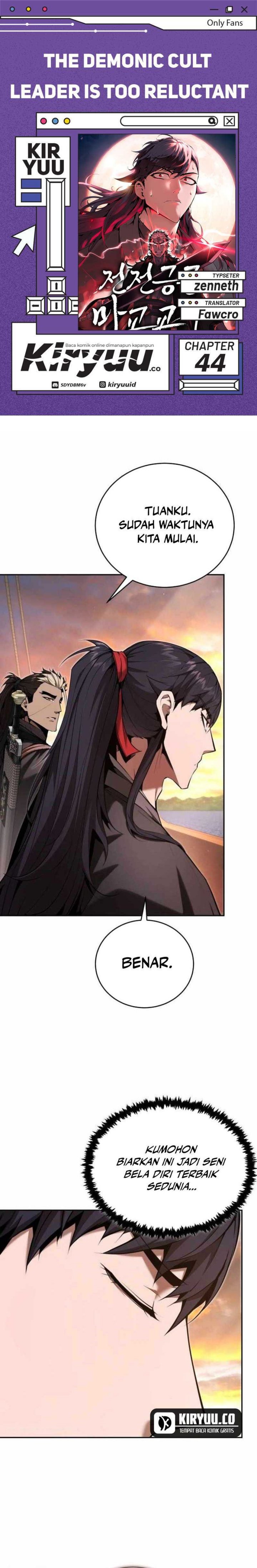 The Demonic Cult Leader Is Too Reluctant chapter 44