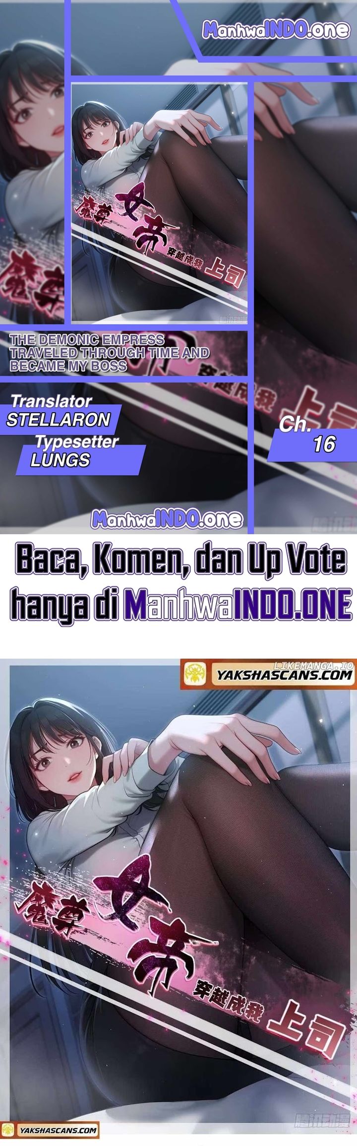 The Demonic Empress Traveled Through Time And Became My Boss Chapter 16 Bahasa Indonesia