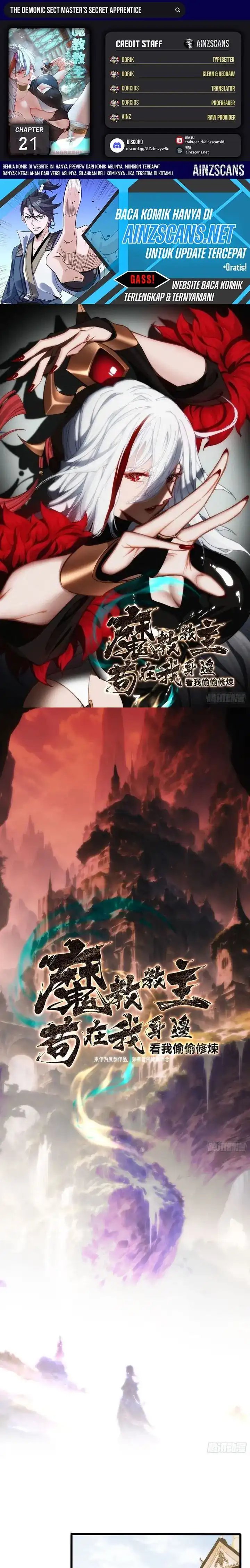 The Demonic Sect Master’s Secret Apprentice Chapter 21 Bahasa Indonesia