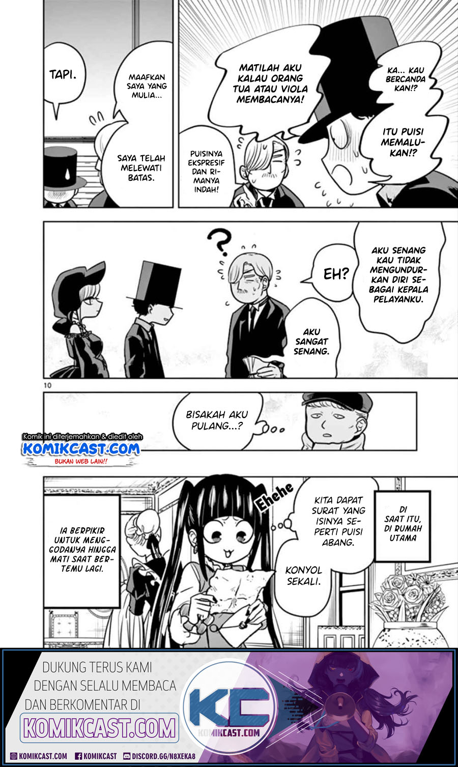 The Duke of Death and his Black Maid Chapter 25 Bahasa Indonesia