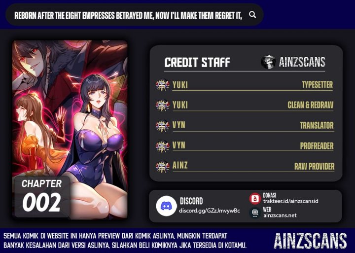 The Eight Empresses Betrayed Me, Only to Deeply Regret It After Being Reborn Chapter 02 Bahasa Indonesia