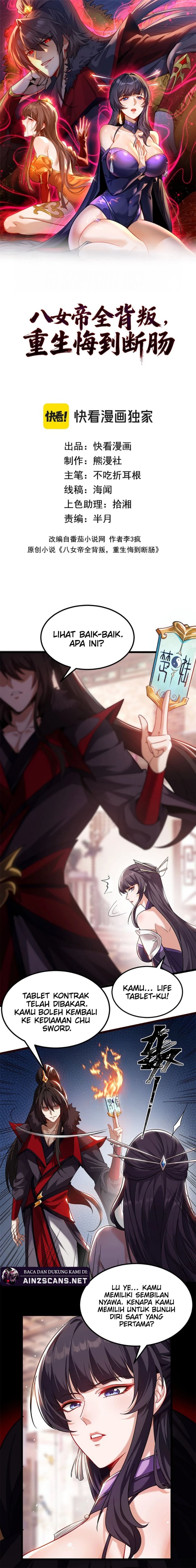 The Eight Empresses Betrayed Me, Only to Deeply Regret It After Being Reborn Chapter 02 Bahasa Indonesia