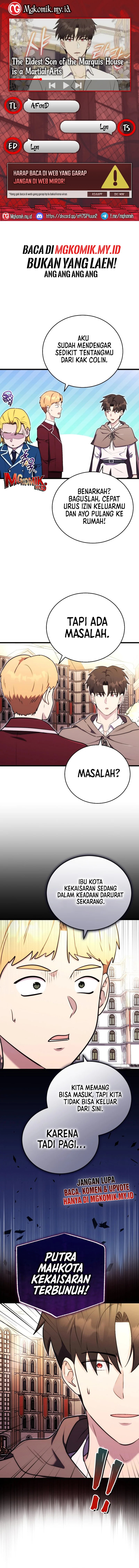 The Eldest Son of the Marquis House is a Martial Artist Chapter 23 Bahasa Indonesia