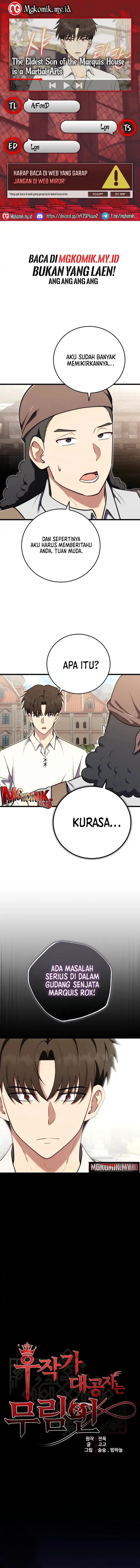 The Eldest Son of the Marquis House is a Martial Artist Chapter 28 Bahasa Indonesia