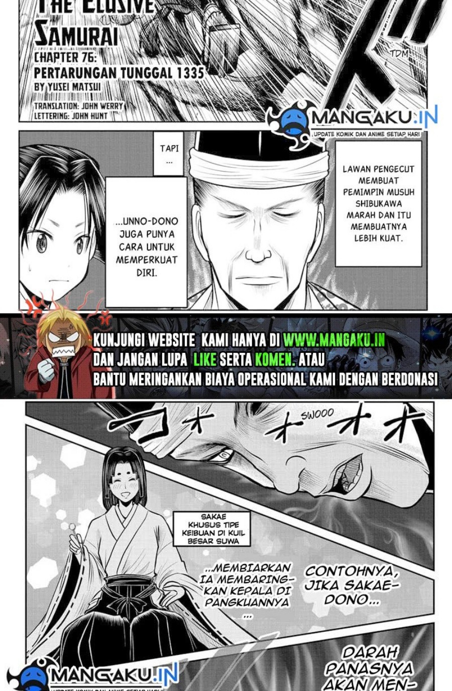 The Elusive Samurai Chapter 76 Bahasa Indonesia