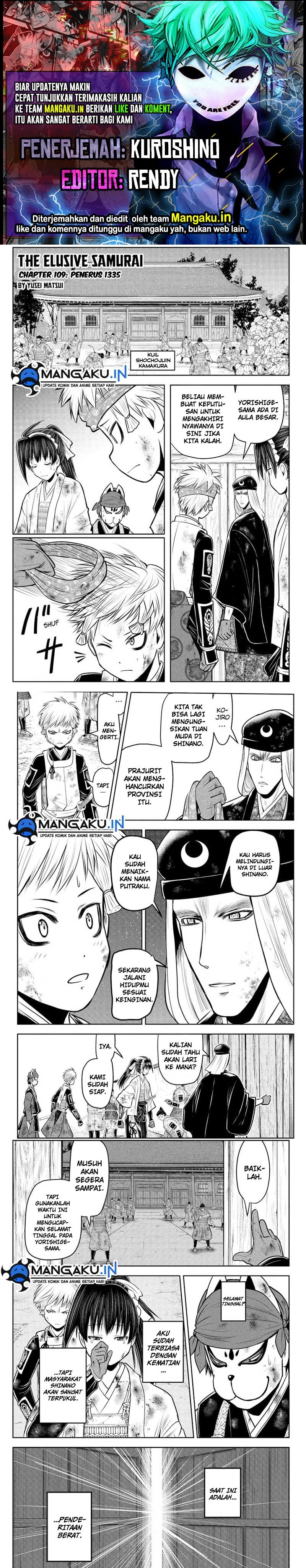 The Elusive Samurai Chapter 109 Bahasa Indonesia