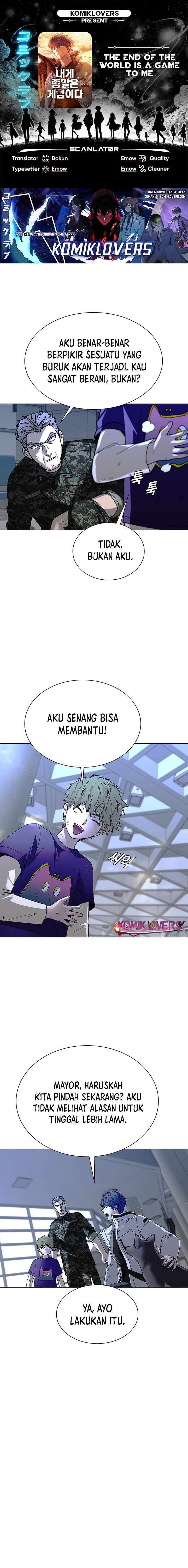 The End of the World is Just a Game to Me Chapter 46 Bahasa Indonesia