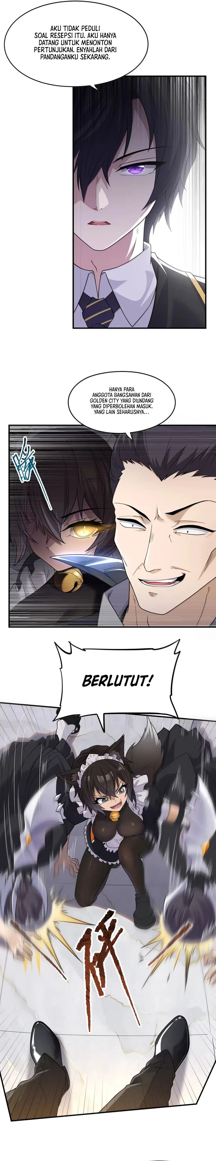 The Evil Alchemist Can’t Handle His Own Experiment Chapter 59 Bahasa Indonesia