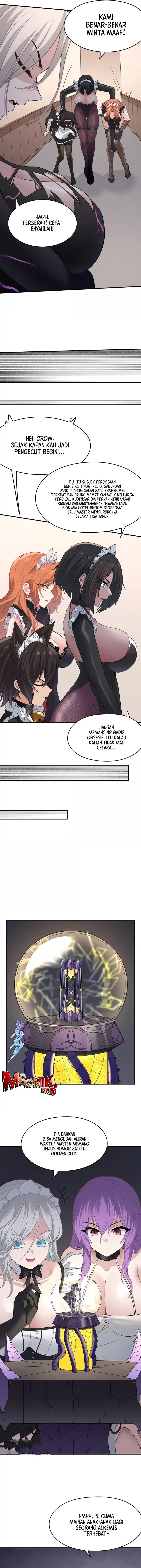 The Evil Alchemist Can’t Handle His Own Experiment Chapter 63 Bahasa Indonesia