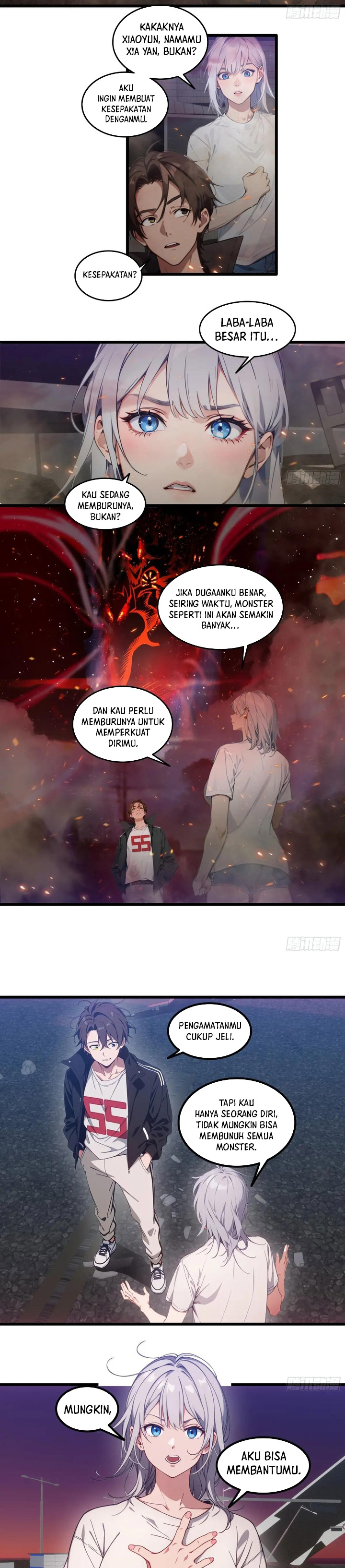 The Evil God Descends, I Own Great Hell Chapter 35 Bahasa Indonesia