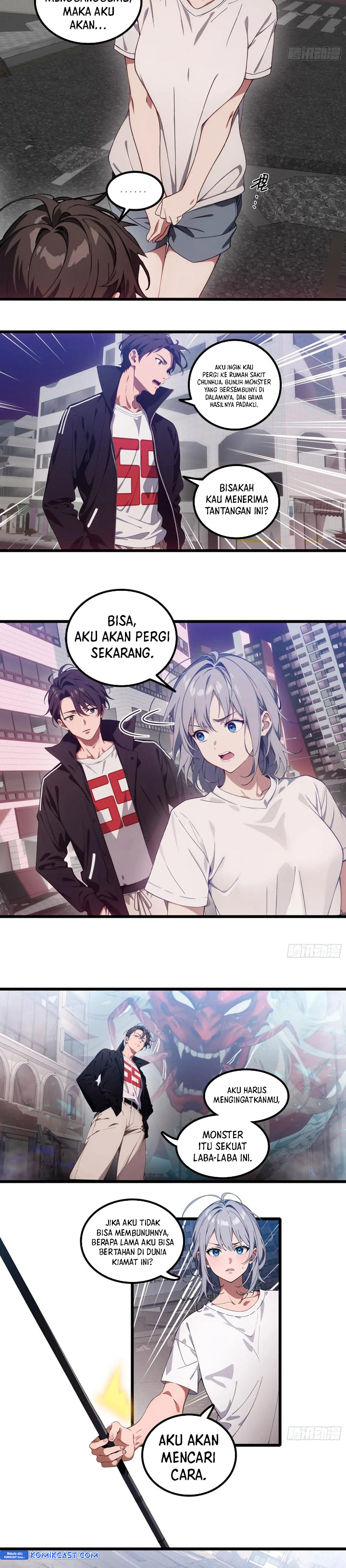 The Evil God Descends, I Own Great Hell Chapter 35 Bahasa Indonesia