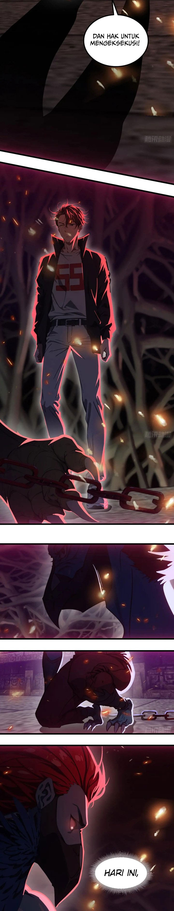 The Evil God Descends, I Own Great Hell chapter 46