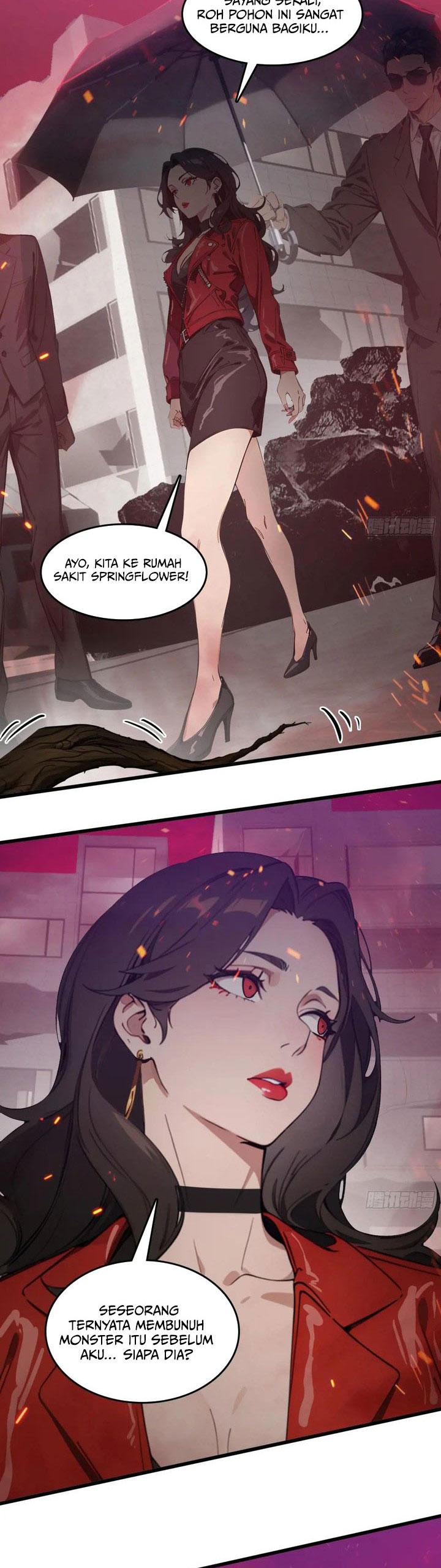 The Evil God Descends, I Own Great Hell chapter 46
