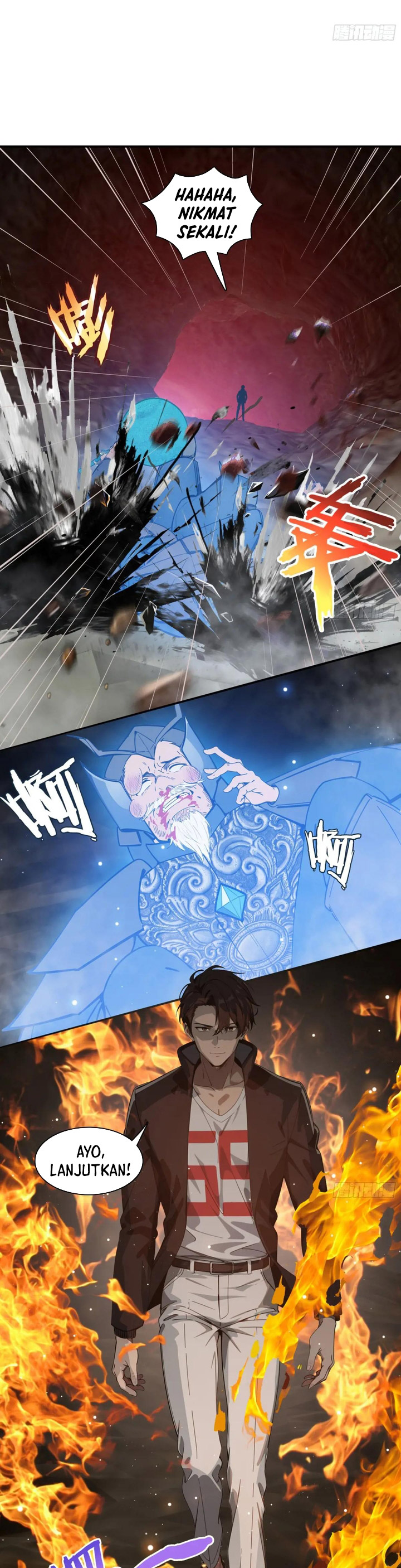 The Evil God Descends, I Own Great Hell chapter 70