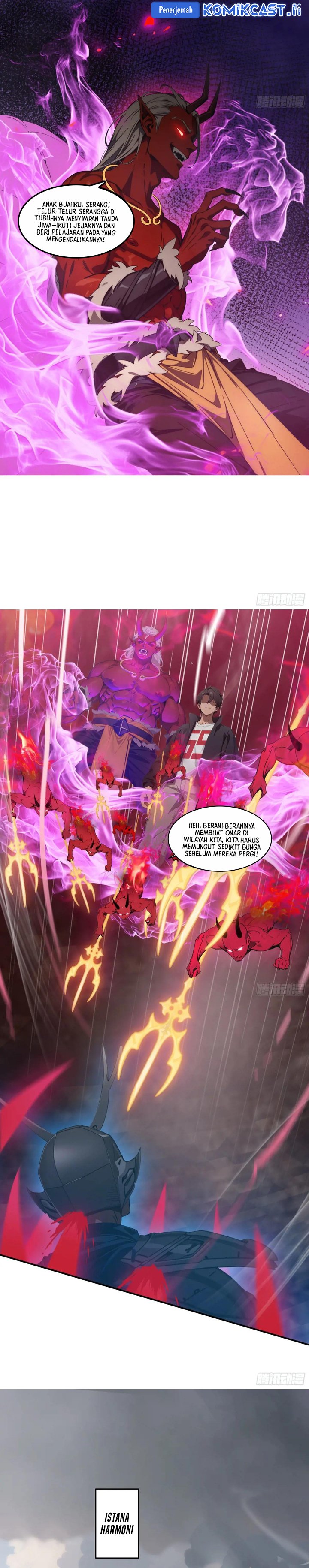 The Evil God Descends, I Own Great Hell chapter 75