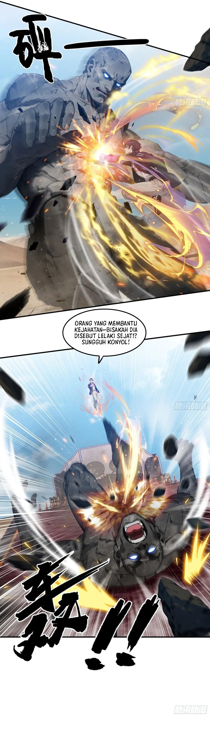 The Evil God Descends, I Own Great Hell chapter 77