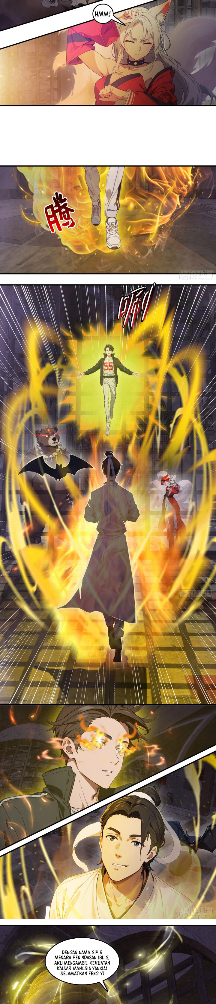 The Evil God Descends, I Own Great Hell Chapter 91 Bahasa Indonesia