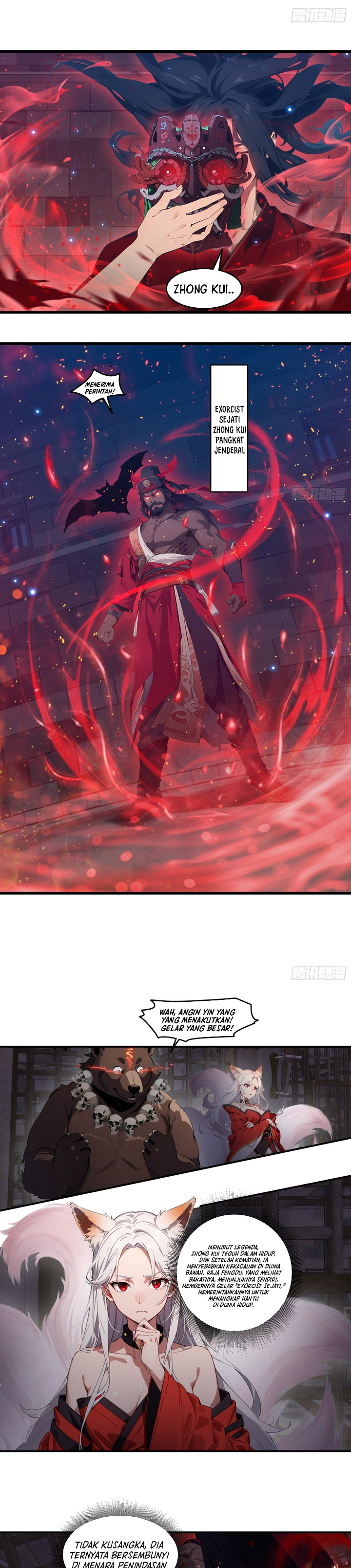 The Evil God Descends, I Own Great Hell Chapter 91 Bahasa Indonesia