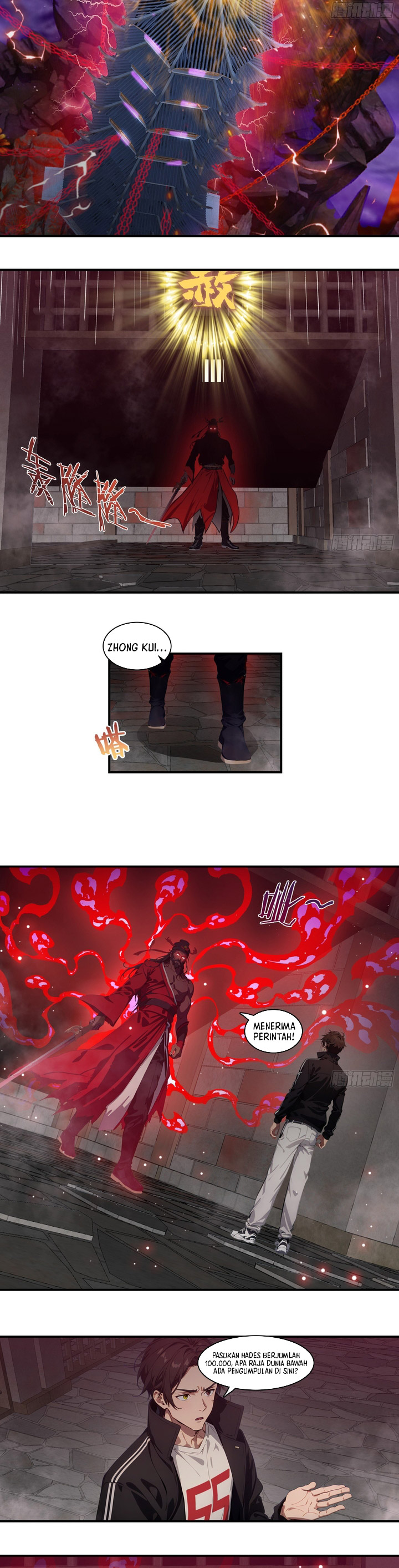 The Evil God Descends, I Own Great Hell chapter 92