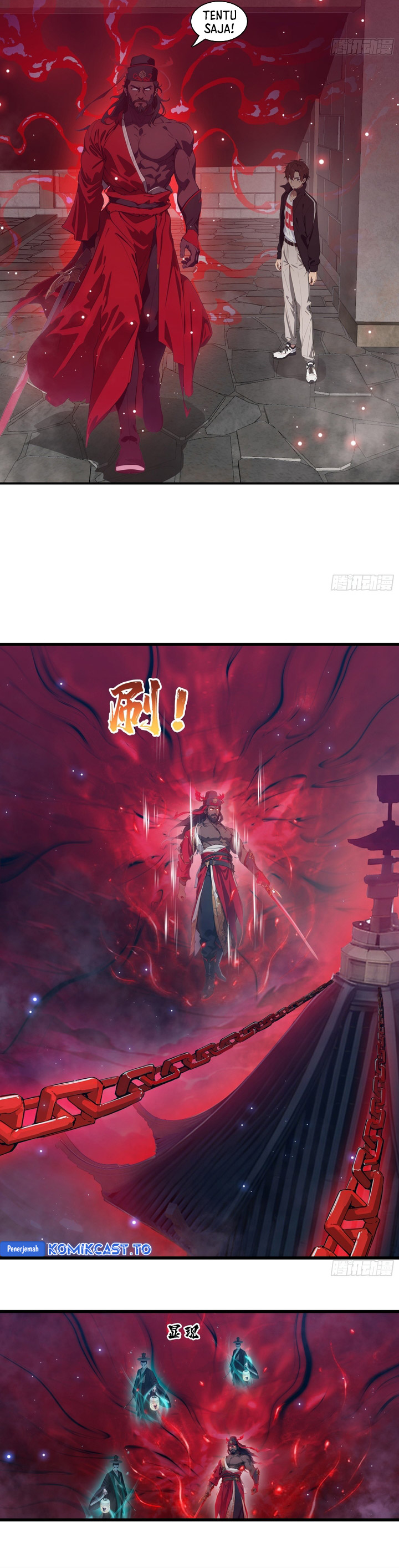 The Evil God Descends, I Own Great Hell chapter 92