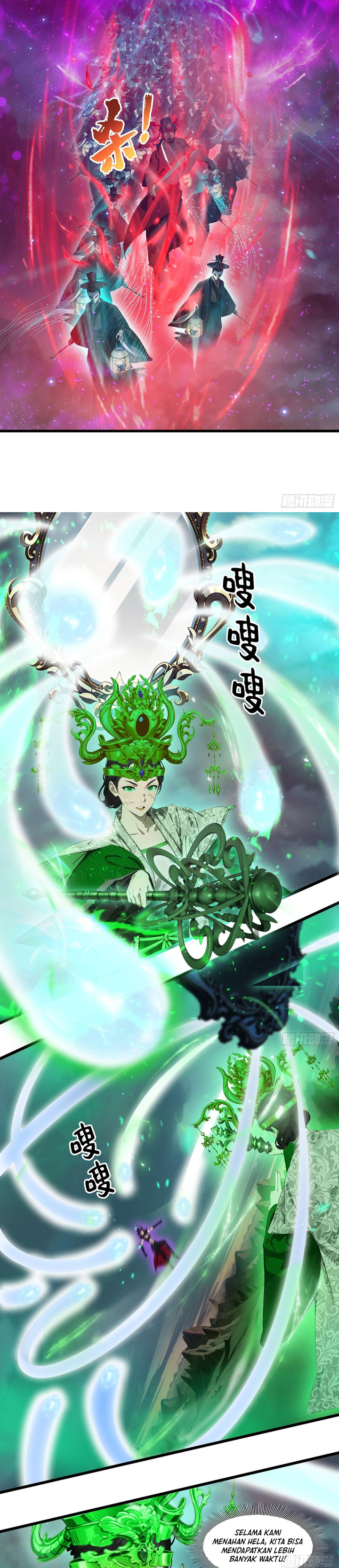 The Evil God Descends, I Own Great Hell chapter 92