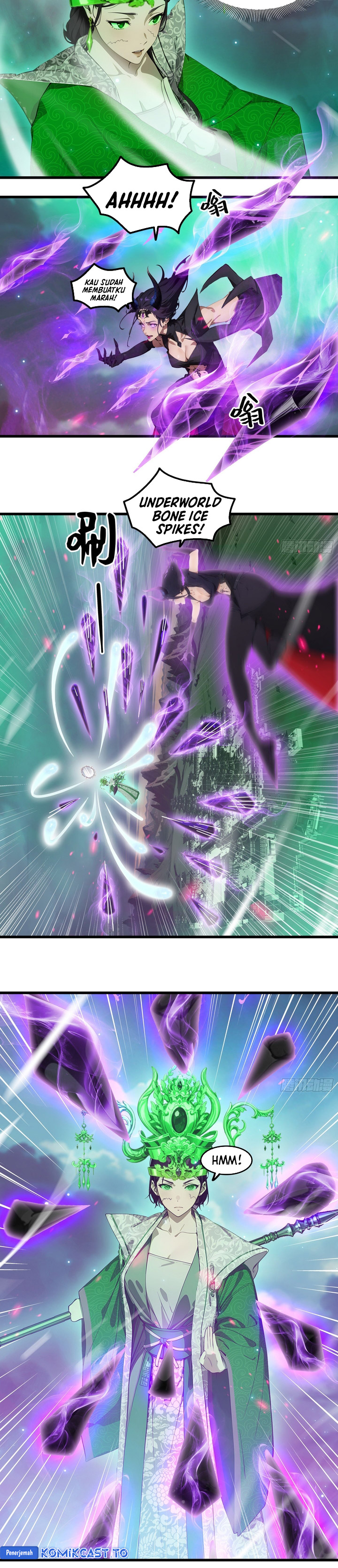 The Evil God Descends, I Own Great Hell chapter 92