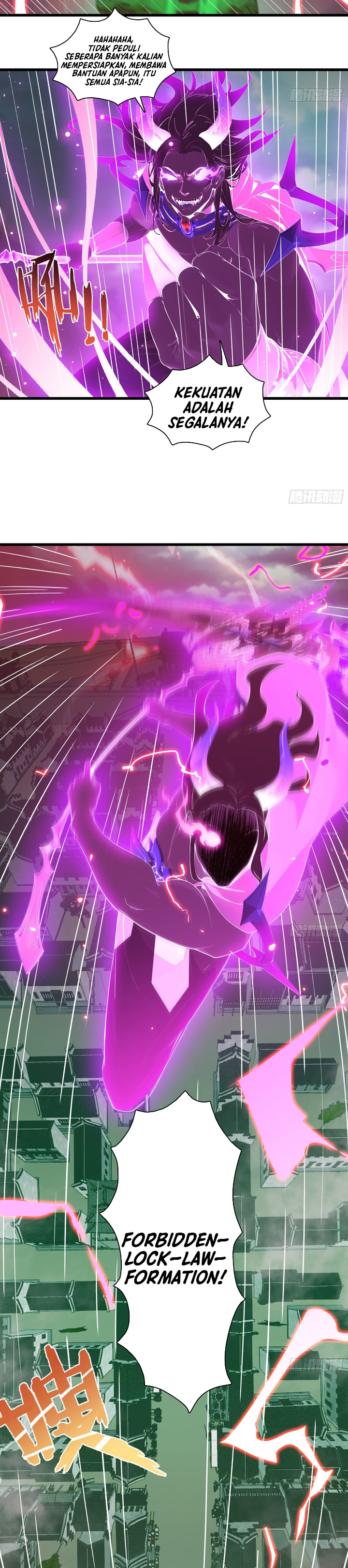 The Evil God Descends, I Own Great Hell chapter 92