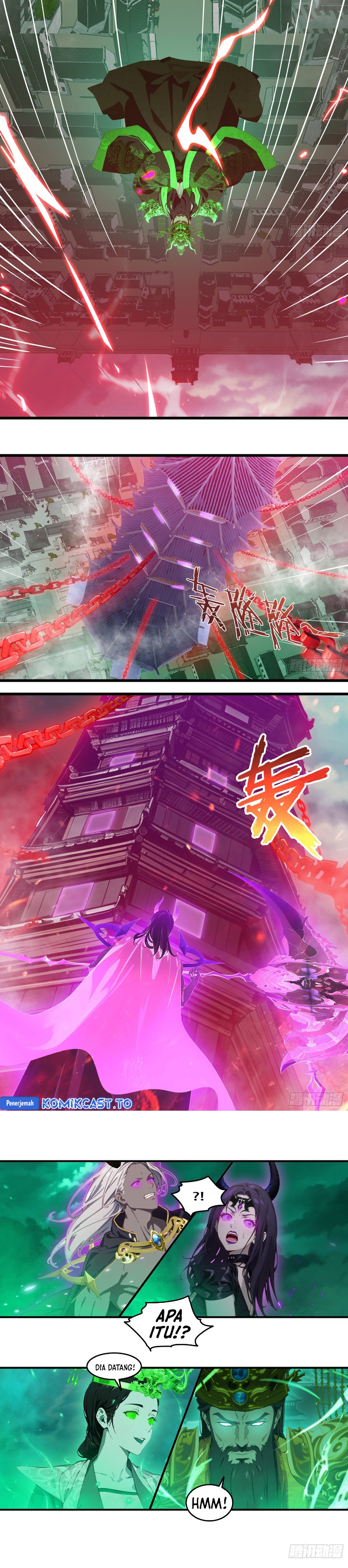 The Evil God Descends, I Own Great Hell chapter 92