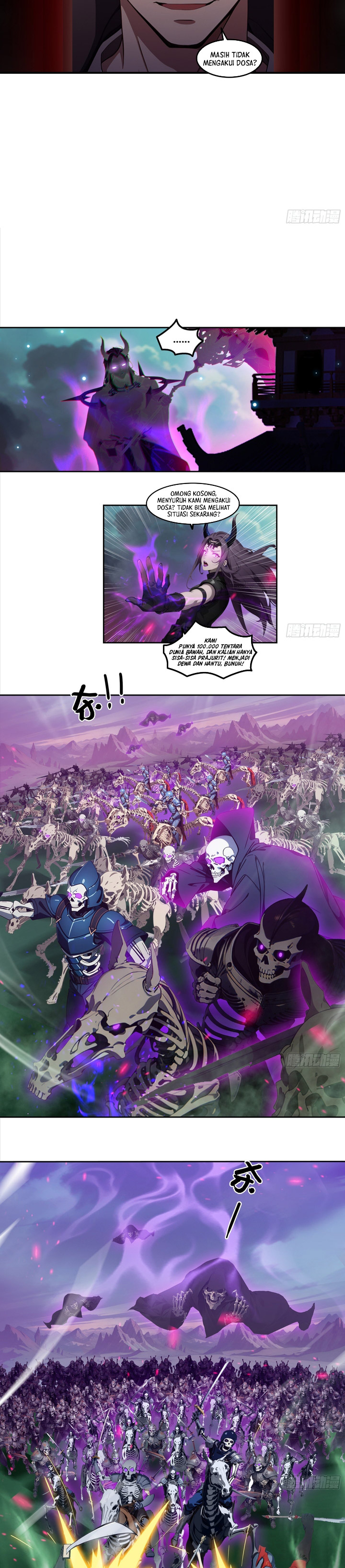 The Evil God Descends, I Own Great Hell chapter 92