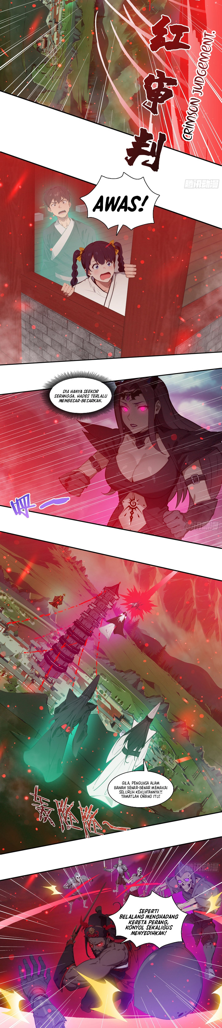 The Evil God Descends, I Own Great Hell chapter 95