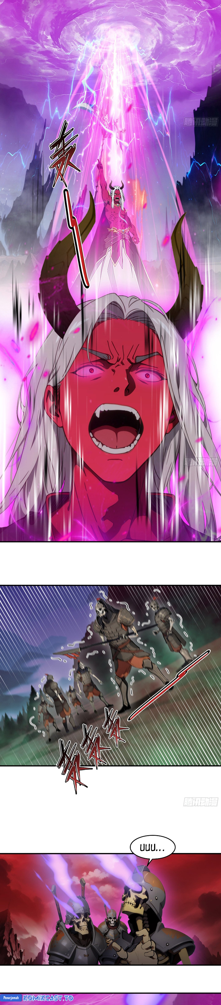 The Evil God Descends, I Own Great Hell chapter 96