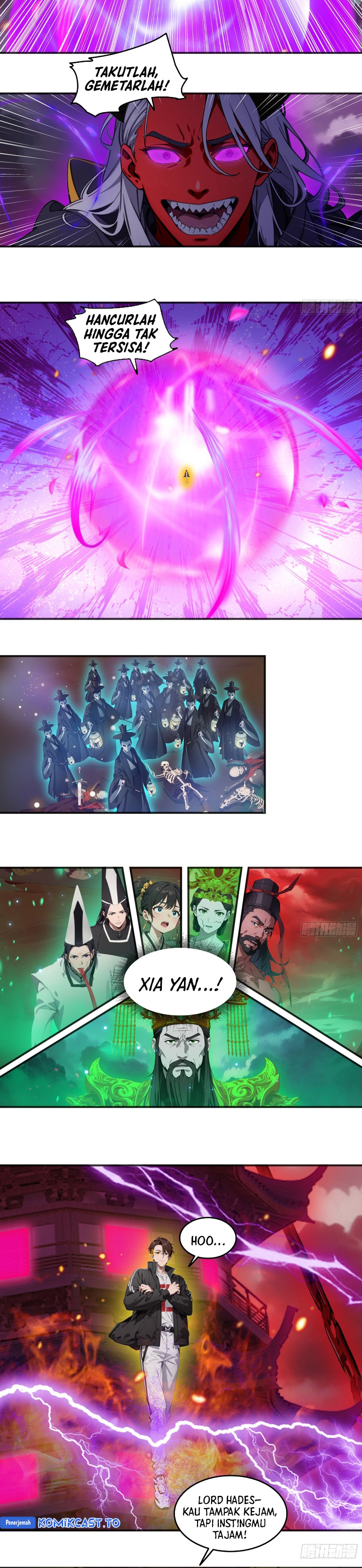 The Evil God Descends, I Own Great Hell chapter 96