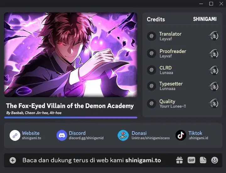 The Fox-Eyed Villain Of The Demon Academy chapter 28