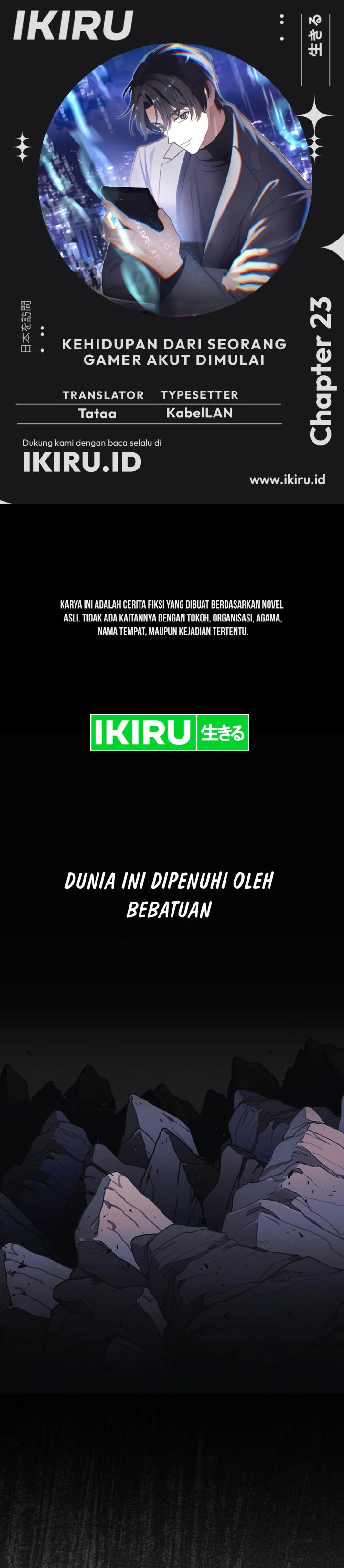 The Game’s Addict Reset Chapter 23 Bahasa Indonesia