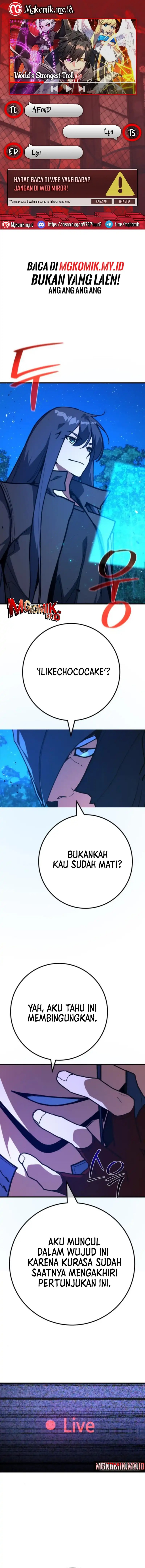 The Game’s Top Troll Chapter 158 Bahasa Indonesia