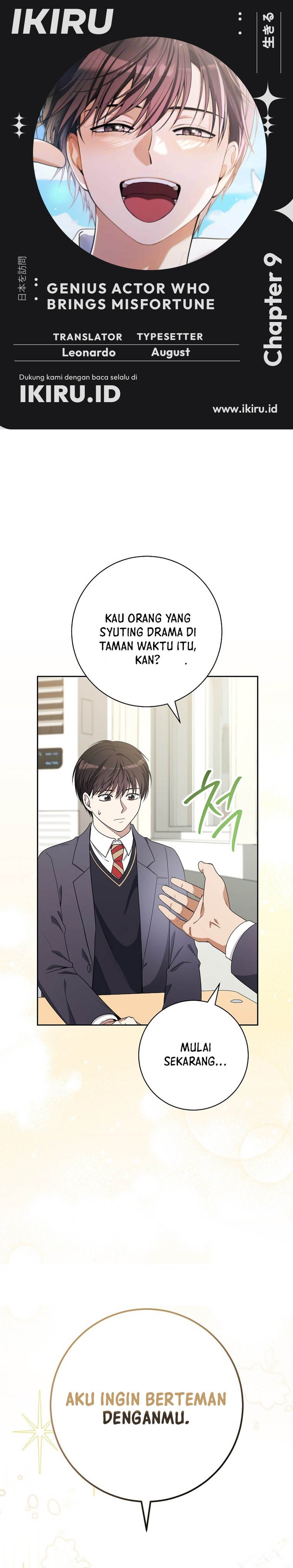 The Genius Actor Who Brings Misfortune Chapter 09 Bahasa Indonesia