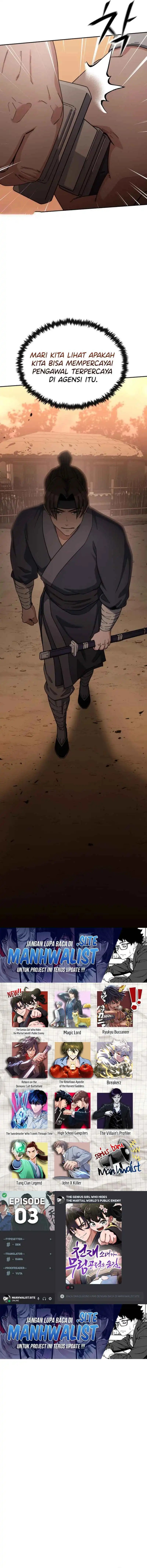 The Genius Girl Who Hides the Martial World’s Public Enemy Chapter 03 Bahasa Indonesia