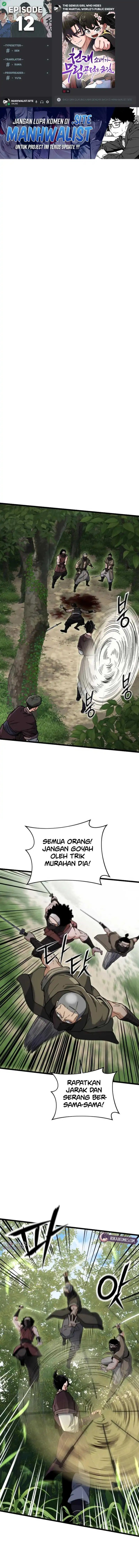 The Genius Girl Who Hides the Martial World’s Public Enemy Chapter 12 Bahasa Indonesia