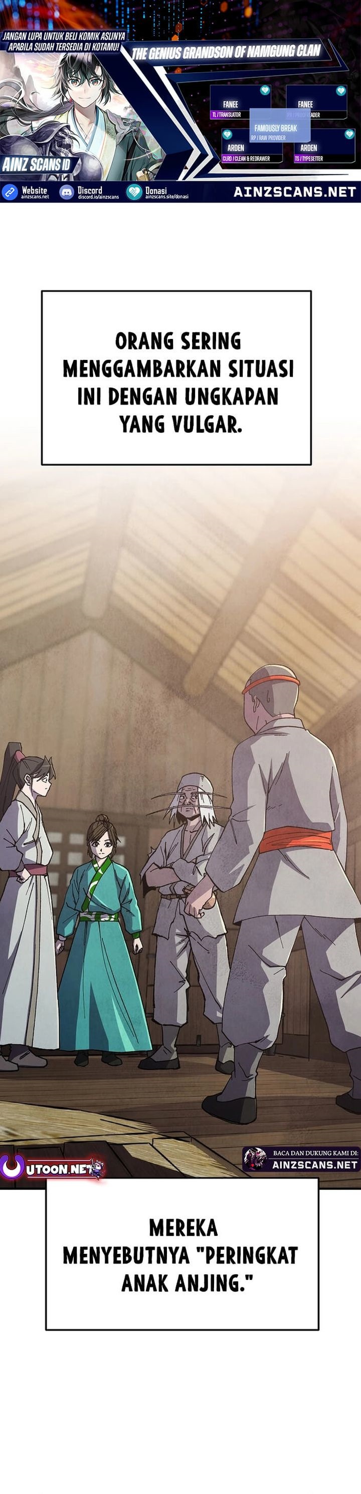 The Genius Grandson of Namgung Clan Chapter 55 Bahasa Indonesia