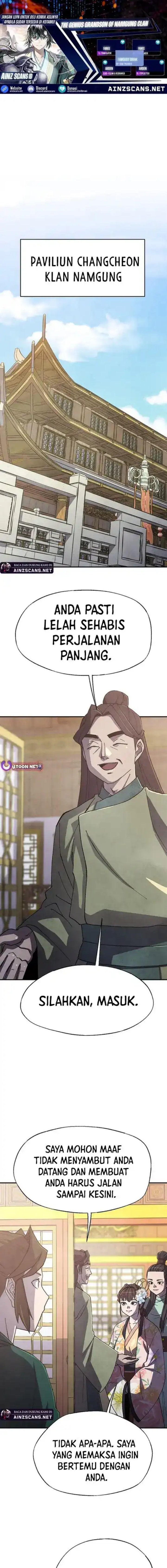 The Genius Grandson of Namgung Clan Chapter 74 Bahasa Indonesia