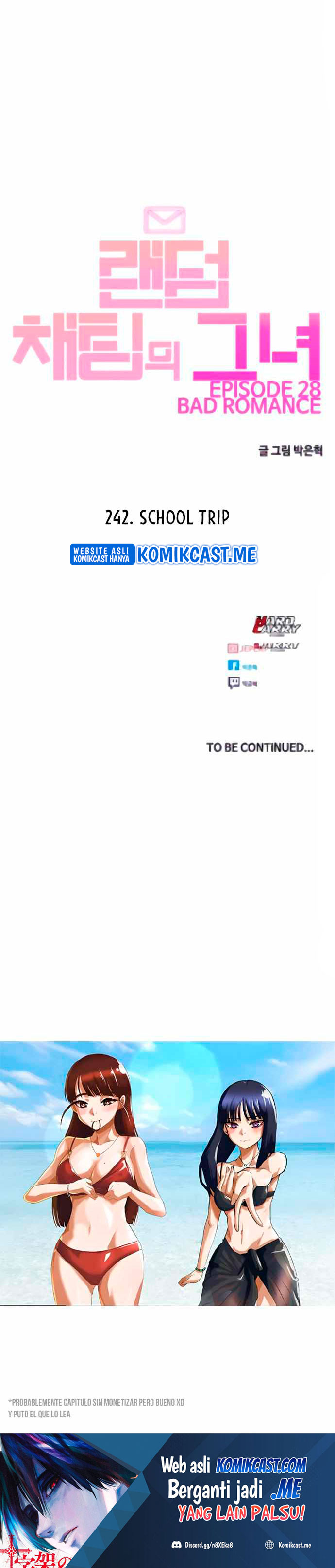 The Girl From Random Chatting! Chapter 242 Bahasa Indonesia