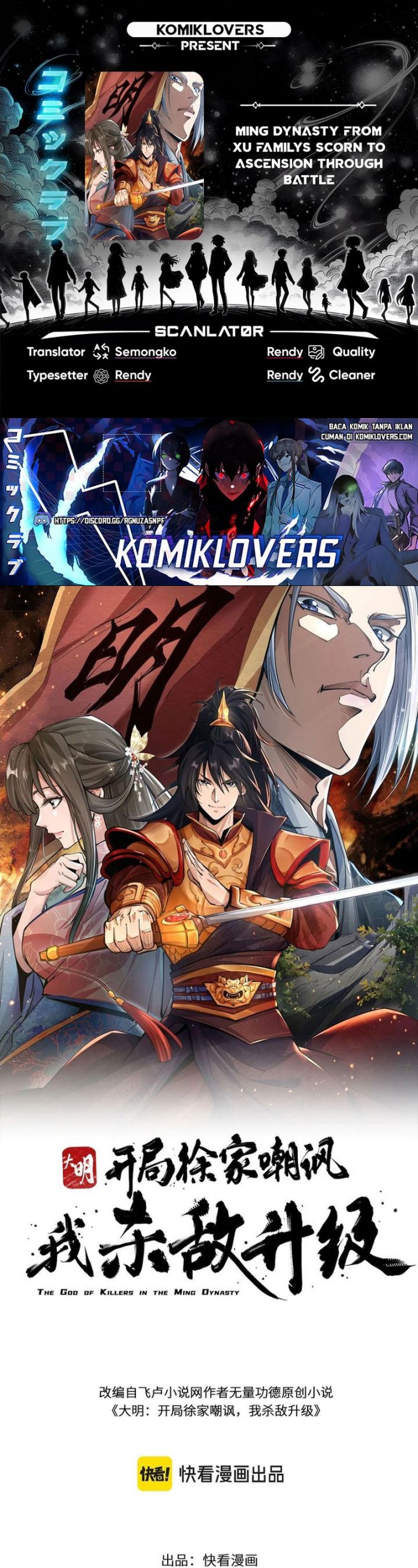 The God of Killers in the Ming Dynasty Chapter 08 Bahasa Indonesia