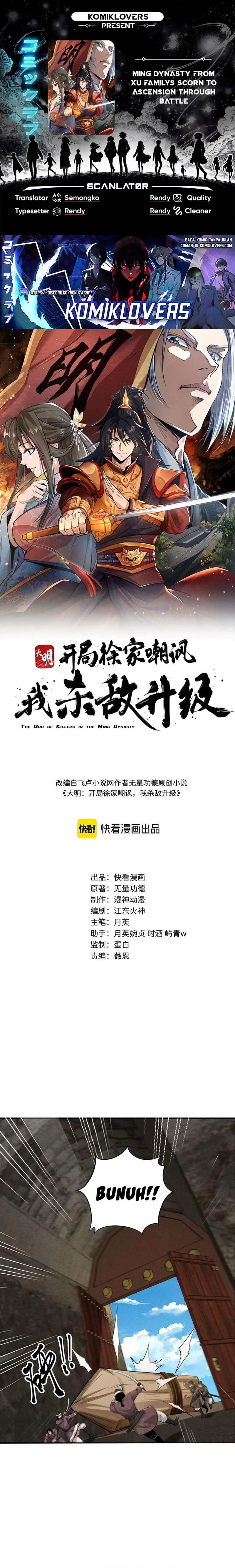 The God of Killers in the Ming Dynasty Chapter 09 Bahasa Indonesia