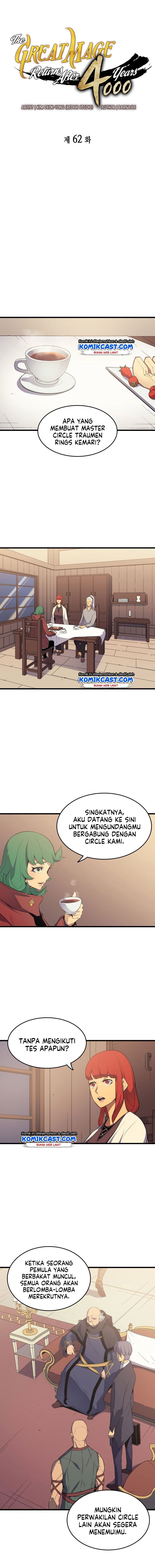 The Great Mage Returns After 4000 Years Chapter 62 Bahasa Indonesia
