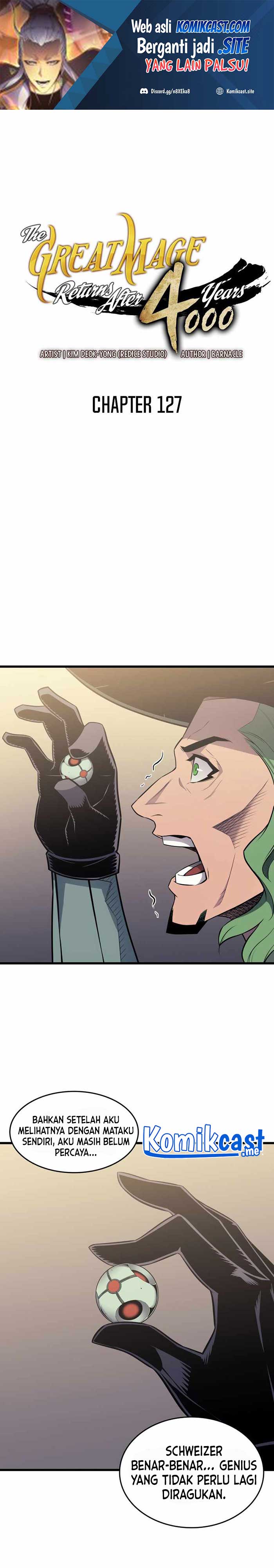 The Great Mage Returns After 4000 Years Chapter 127 Bahasa Indonesia