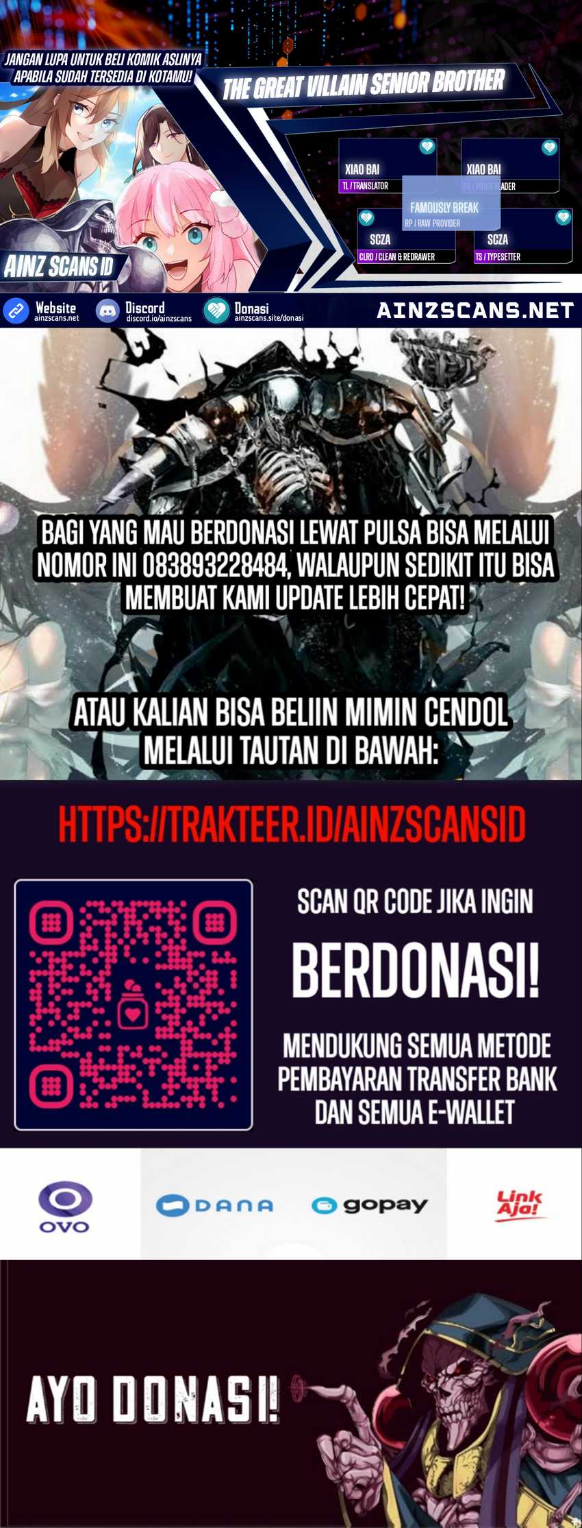 The Great Villain Senior Brother and All of His Yandere Junior Sisters Chapter 147 Bahasa Indonesia