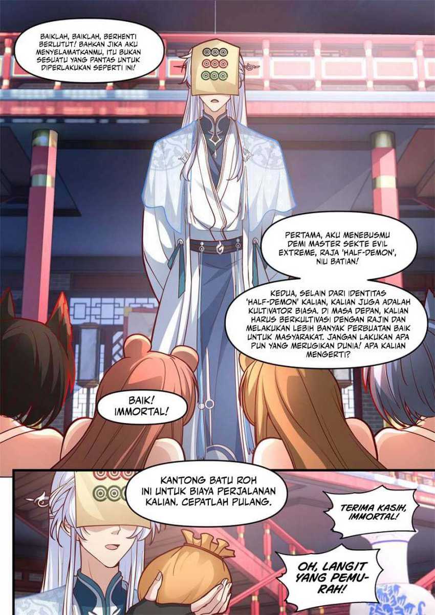 The Great Villain Senior Brother and All of His Yandere Junior Sisters Chapter 147 Bahasa Indonesia